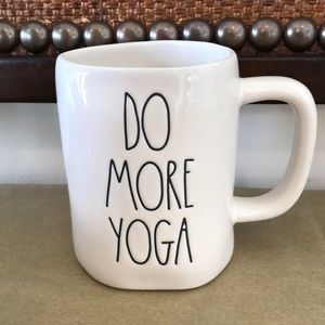 Rae Dunn - ‘Do More Yoga’ ceramic mug. NWT